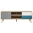 PHONOTISCH - Eichefarben/Petrol, Trend, Holzwerkstoff (150/52/40cm) - Carryhome PHONOTISCH - Eichefarben/Petrol, Trend, Holzwerkstoff (150/52/40cm) - Carryhome