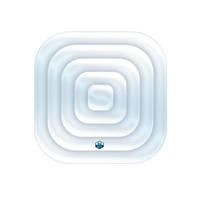 WHIRLPOOL-ABDECKHILFE 118/118/15 cm  - Weiß, Basics, Kunststoff (118/118/15cm)