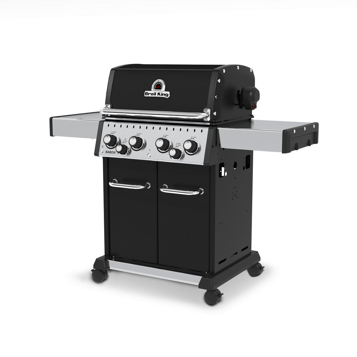 PLINSKI ŽAR  BARON - črna, Basics, kovina (145/116/61cm) - Broil King