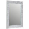 WANDSPIEGEL 55/70/2 cm    in rechteckig  - Silberfarben, LIFESTYLE, Glas/Holzwerkstoff (55/70/2cm) - Carryhome