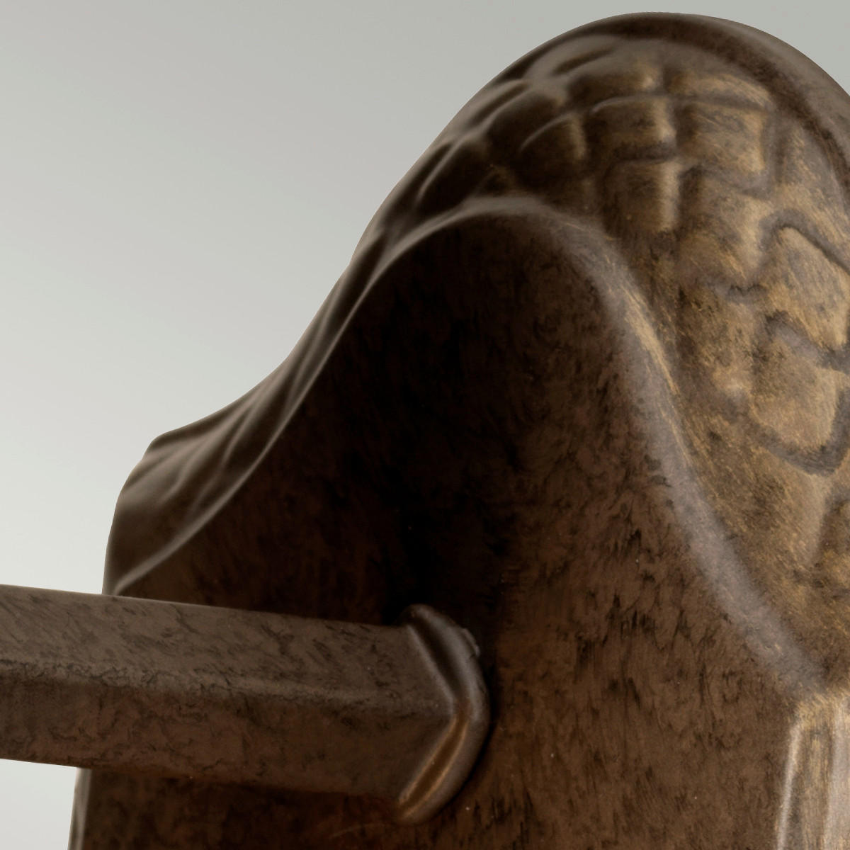 BADEZIMMER-WANDLEUCHTE 22/12,4/16.5 cm   - Bronzefarben, LIFESTYLE, Glas/Metall (22/12,4/16.5cm) - Elstead Lighting