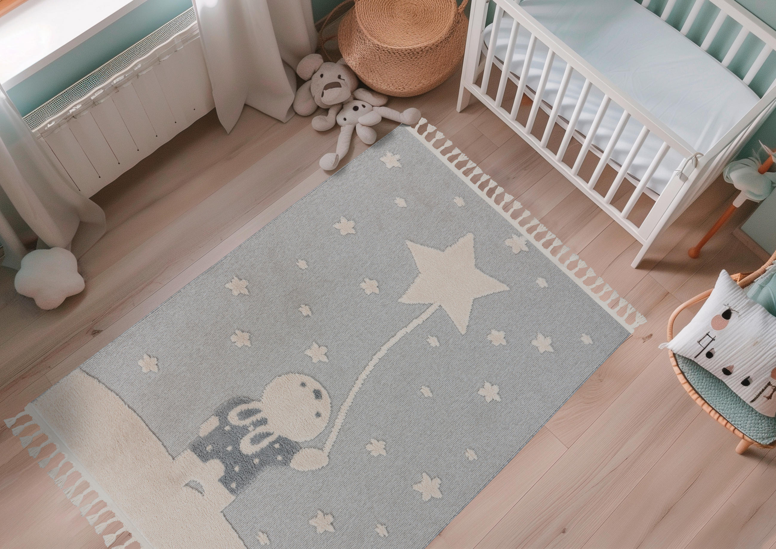 KINDERTEPPICH 120/170 cm My Fano  - Multicolor/Weiß, LIFESTYLE, Textil (120/170cm) - Obsession