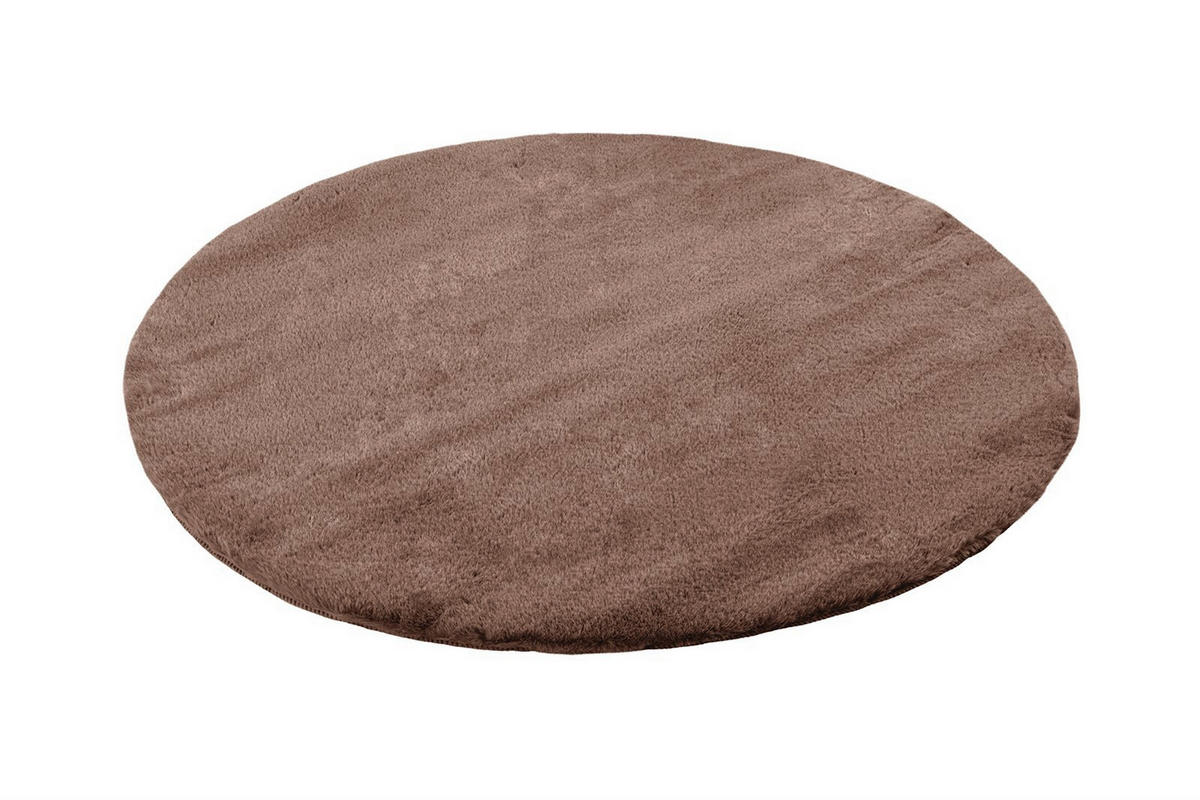 HOCHFLORTEPPICH 100 cm Rabbit Light 225 Dunkelbeige Beige  - Beige, KONVENTIONELL, Kunststoff/Textil (100cm)