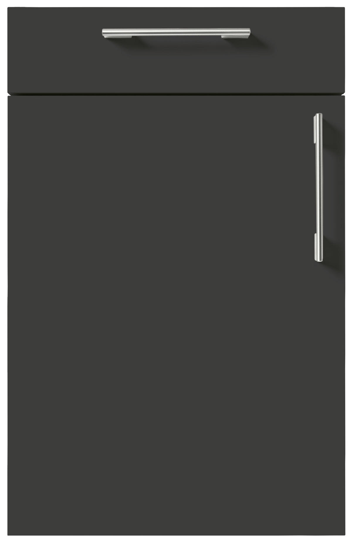 EINBAUKÜCHE UMANI  - Gelb/Grau, Design, Holzwerkstoff - Novel