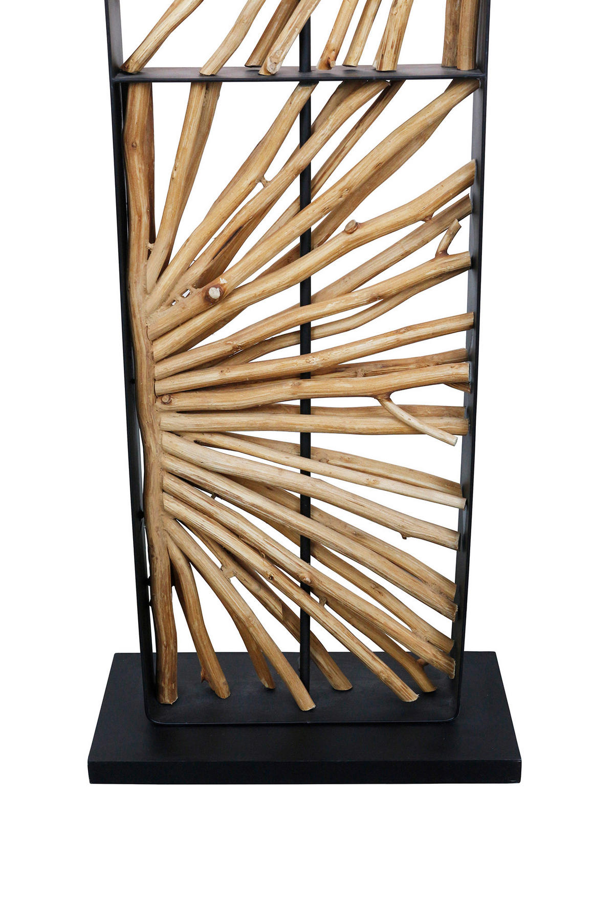 STEHLEUCHTE  40/165/20 cm   - Beige/Goldfarben, Design, Holz/Textil (40/165/20cm) - P & B