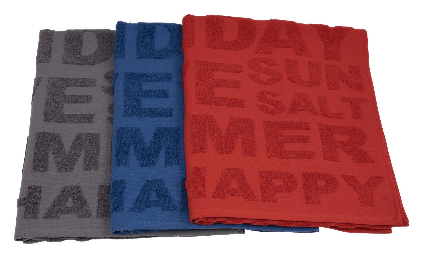 Thumbnail - Esposa Strandtuch Holiday, Rot, Textil, Uni, 80x180 cm, saugfähig, angenehm weich, schadstoffgeprüft, Badtextilien, Stra...