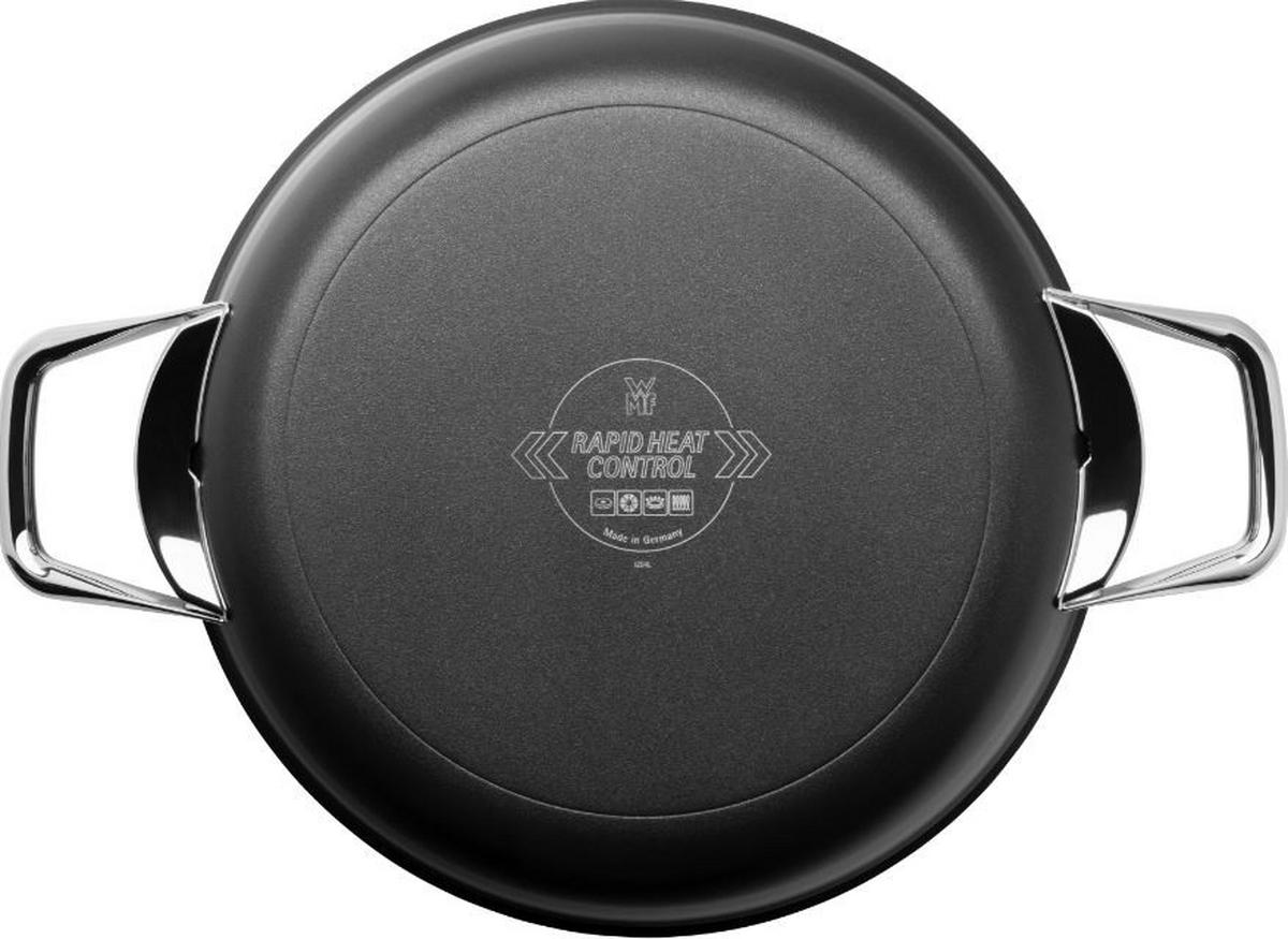 SERVIERPFANNE Steak Profi 24 cm  - Silberfarben/Schwarz, Basics, Metall (24cm) - WMF