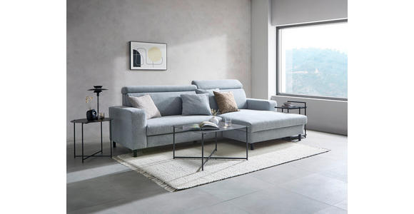BEISTELLTISCH 40/42/60 cm Anthrazit rechteckig - Anthrazit, Design, Metall (40/42/60cm) - Xora