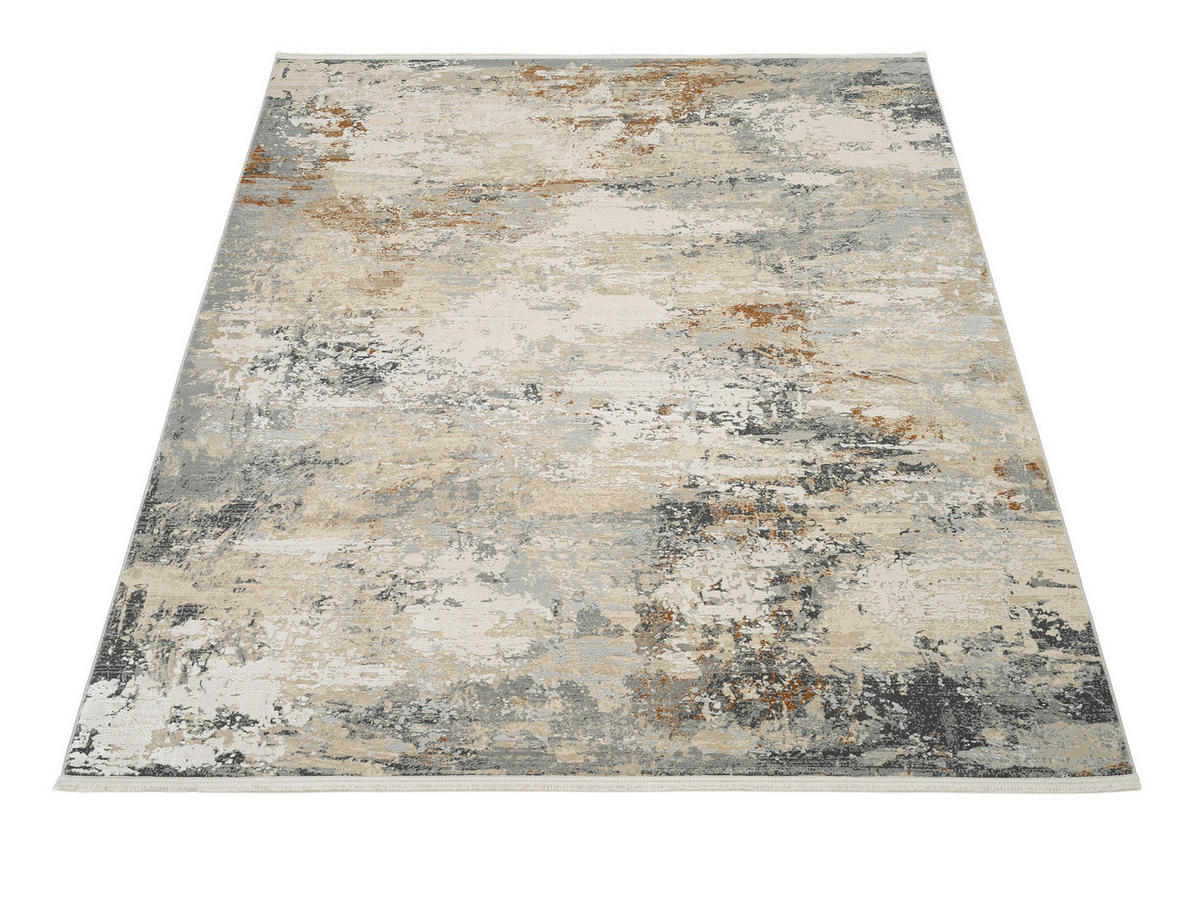 WEBTEPPICH 160/230 cm Le Mans Grau, Beige  - Beige/Grau, Design, Textil (160/230cm) - Dieter Knoll