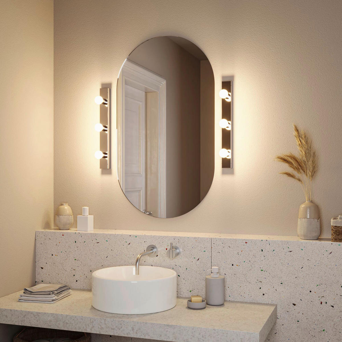 LED-LEUCHTMITTEL   E14 470 lm  - Weiß, Basics, Glas (4,5/8,0cm) - Paulmann