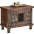 TRUHE - Braun/Weiß, Trend, Holz (65/50/40cm) - Ambia Home TRUHE - Braun/Weiß, Trend, Holz (65/50/40cm) - Ambia Home