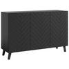 SIDEBOARD 120/78/39,1 cm  in Schwarz  - Schwarz, Design, Holzwerkstoff/Kunststoff (120/78/39,1cm) - Livetastic