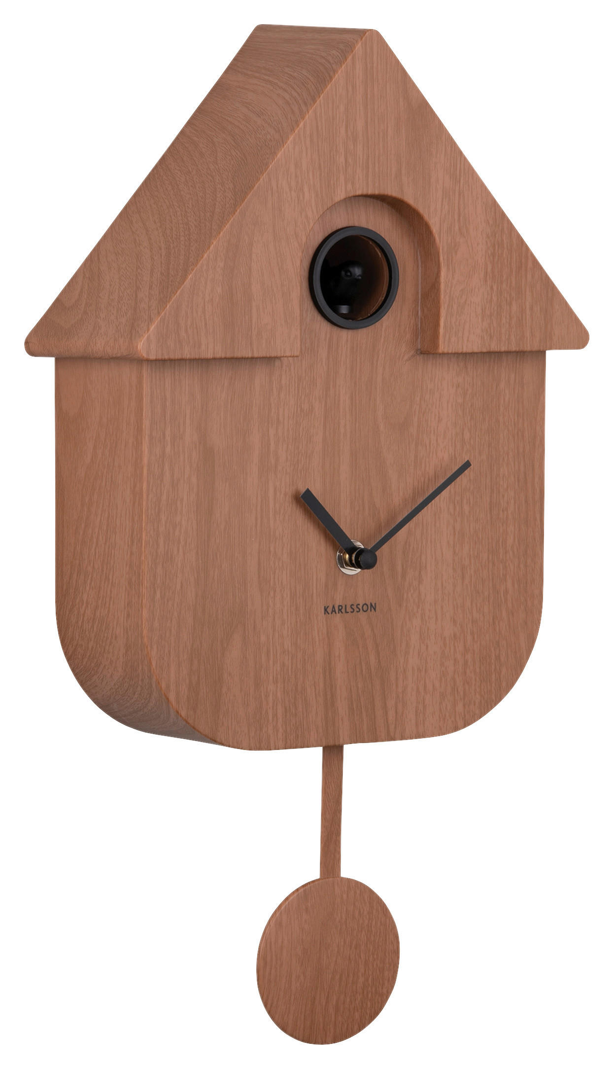WANDUHR Cuckoo Braun 21,5/41/8,5 cm  - Braun, Basics, Kunststoff (21,5/41/8,5cm) - Karlsson