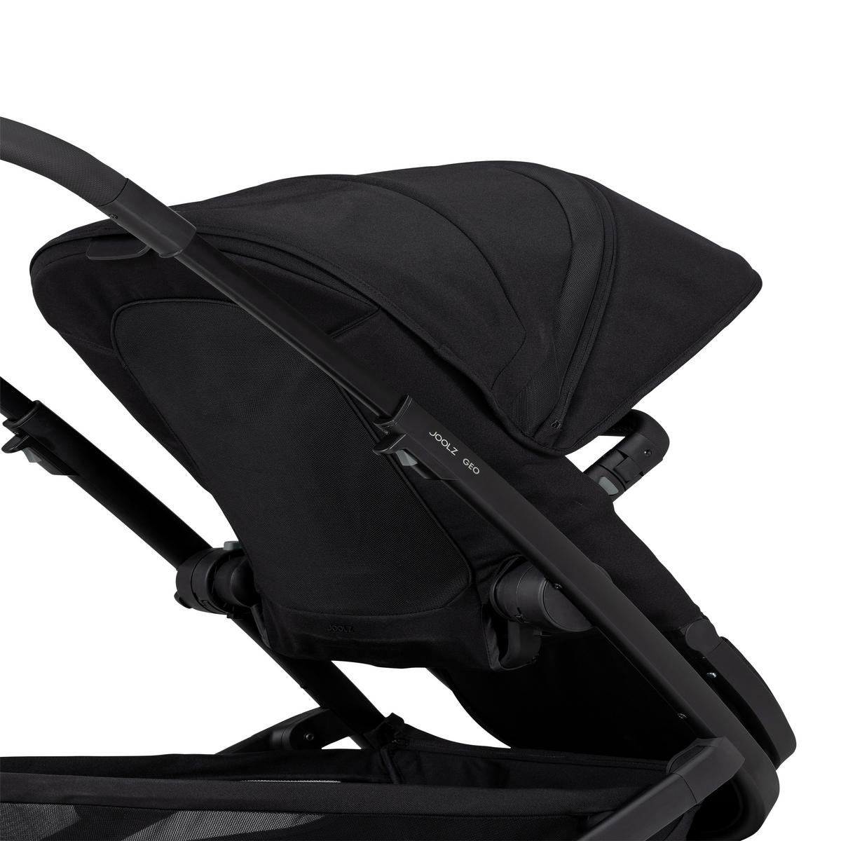 KINDERWAGENSET Geo3 Mono  - Schwarz, Basics, Textil/Metall (60/92-113/77-105cm) - Joolz