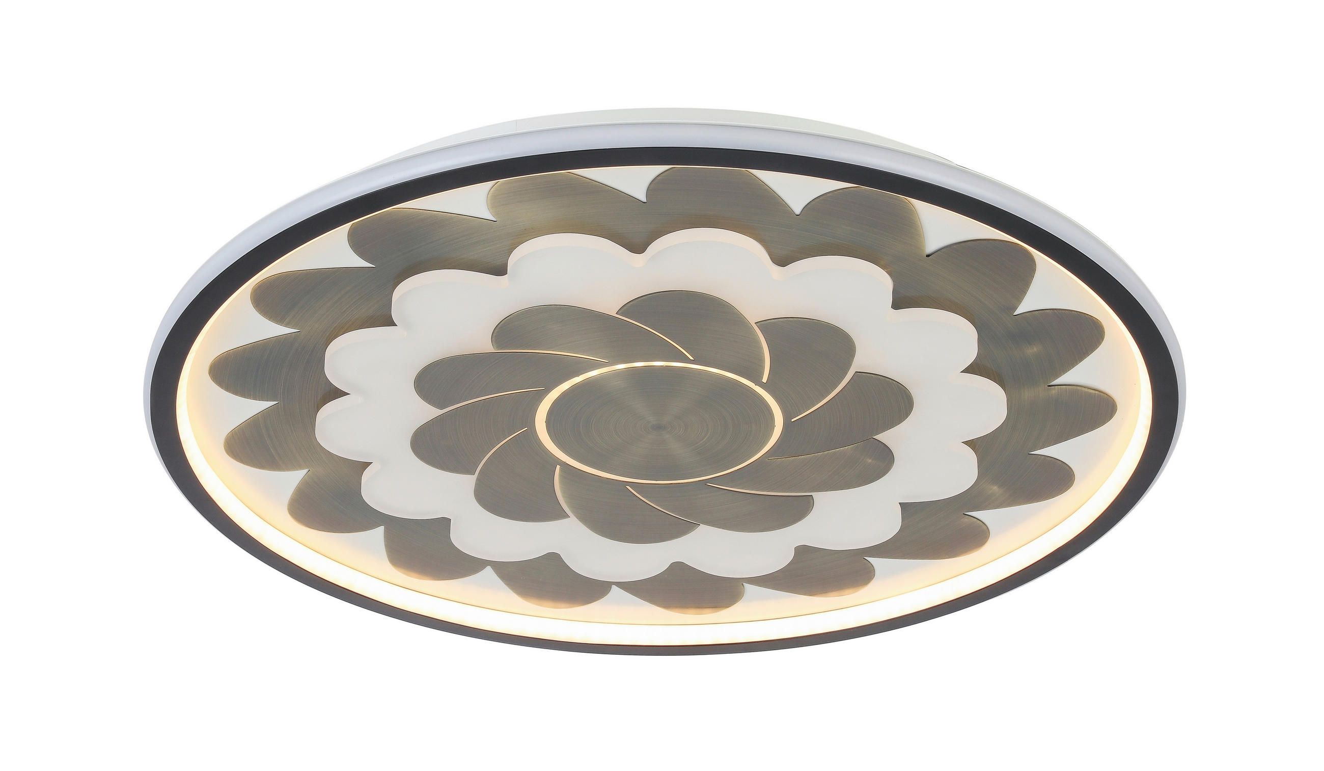 STROPNÍ LED SVÍTIDLO, 58/5,5 cm  - bílá/černá, Lifestyle, kov/plast (58/5,5cm) - Dieter Knoll