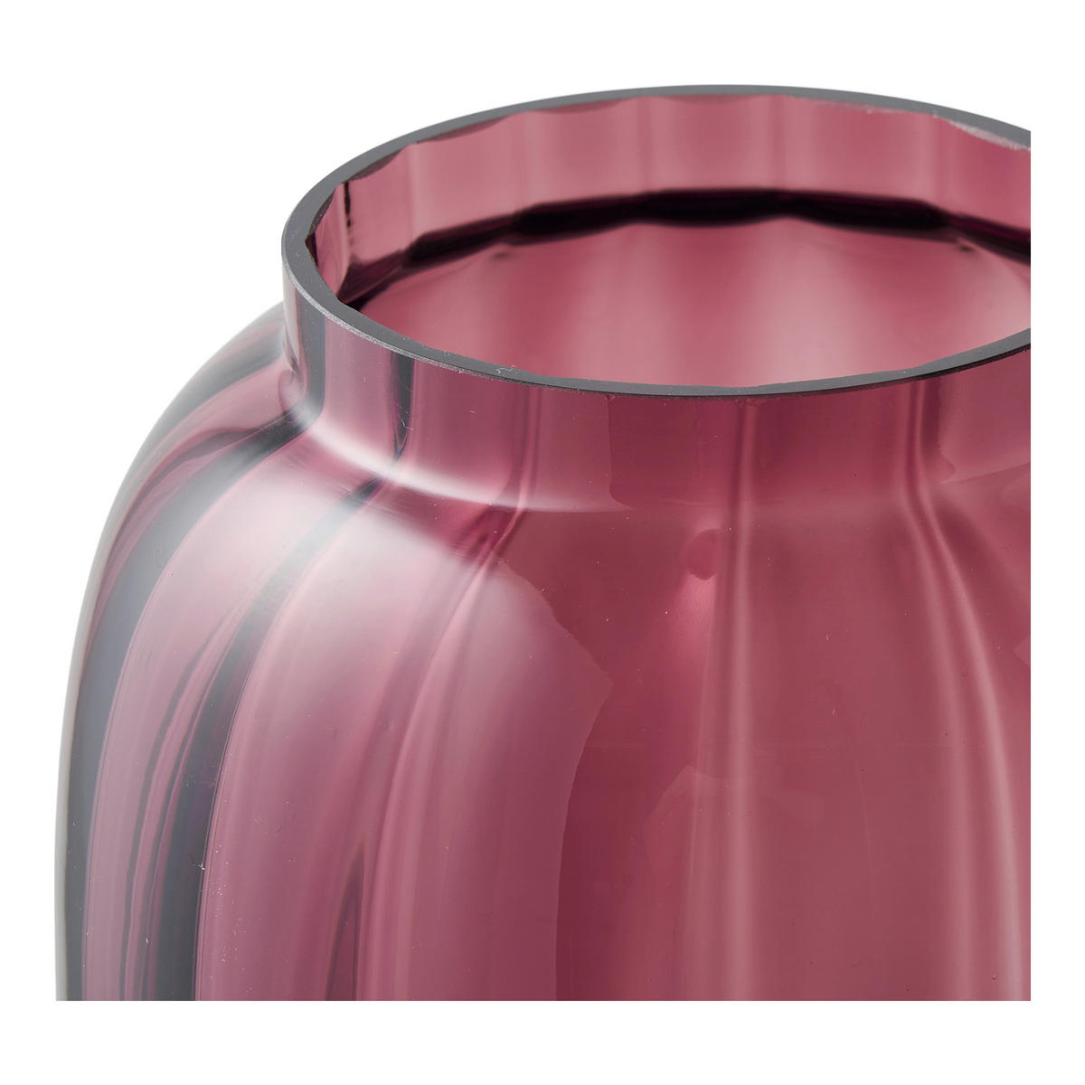 VASE Vase  - Bordeaux, Basics, Glas (17/21cm)