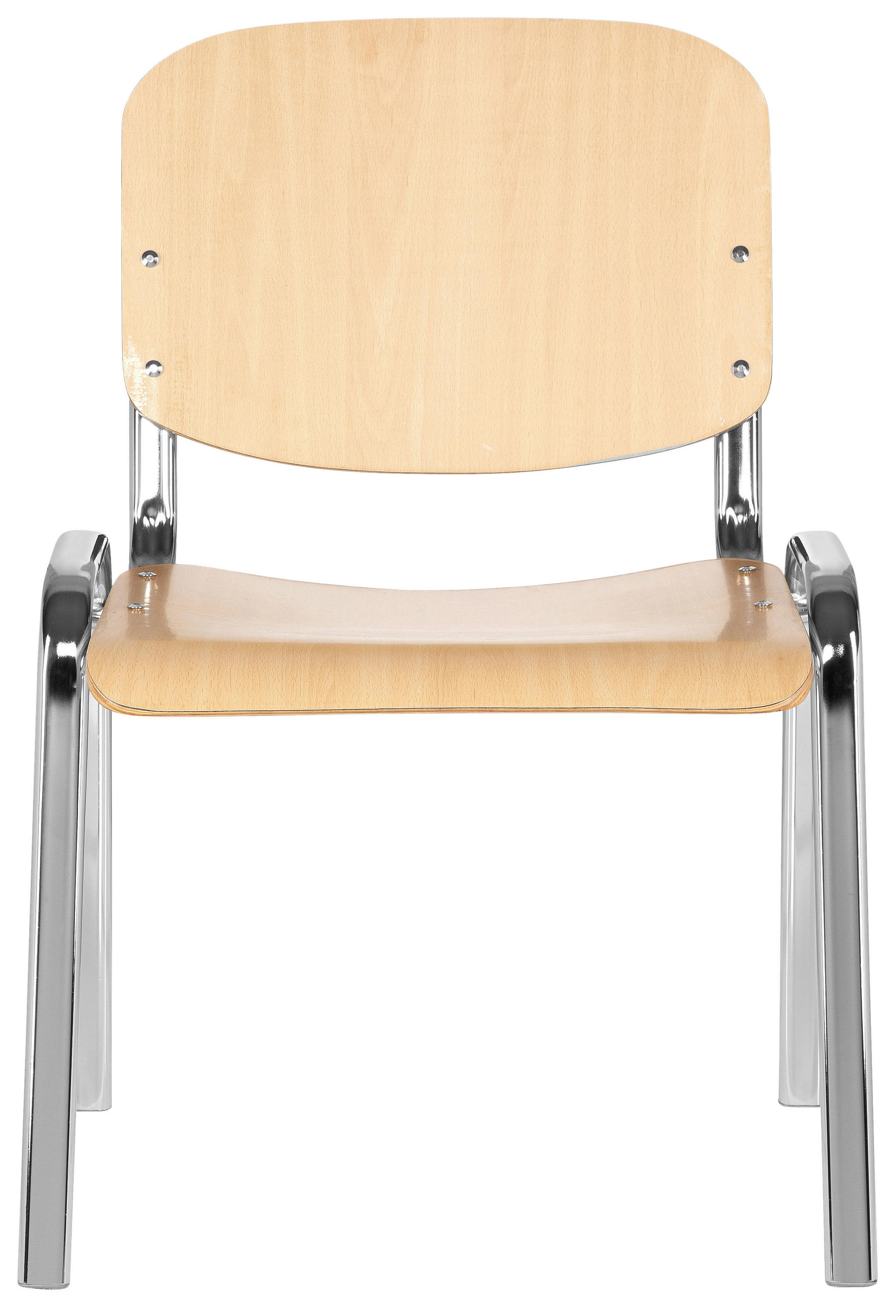 BESÖKSSTOL  i bokfärgad, kromfärg  - bokfärgad/kromfärg, Basics, metall/trä (58/81/48cm) - MID.YOU