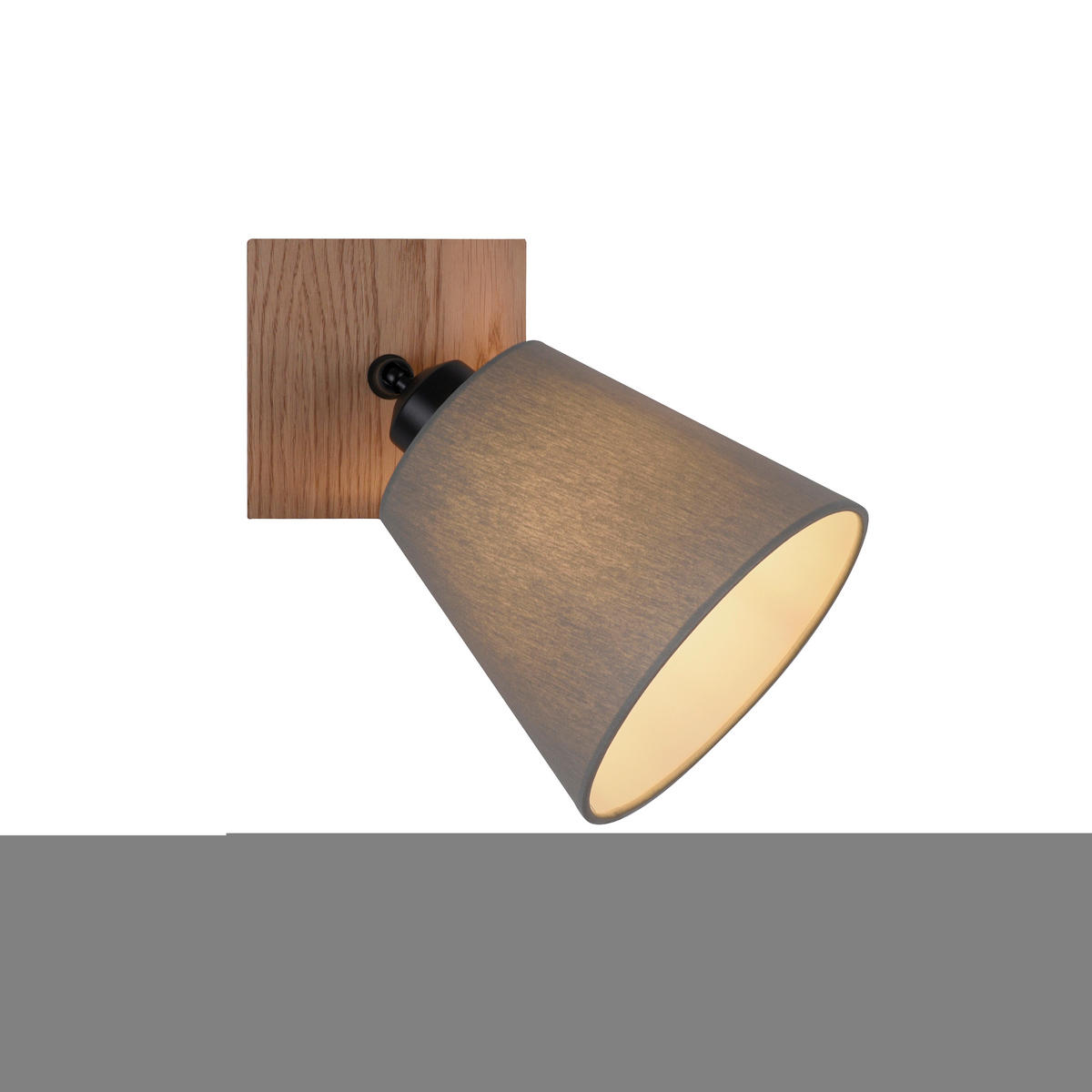 WANDLEUCHTE 24/24/25,5 cm   - Natur, Holz/Metall (24/24/25,5cm)