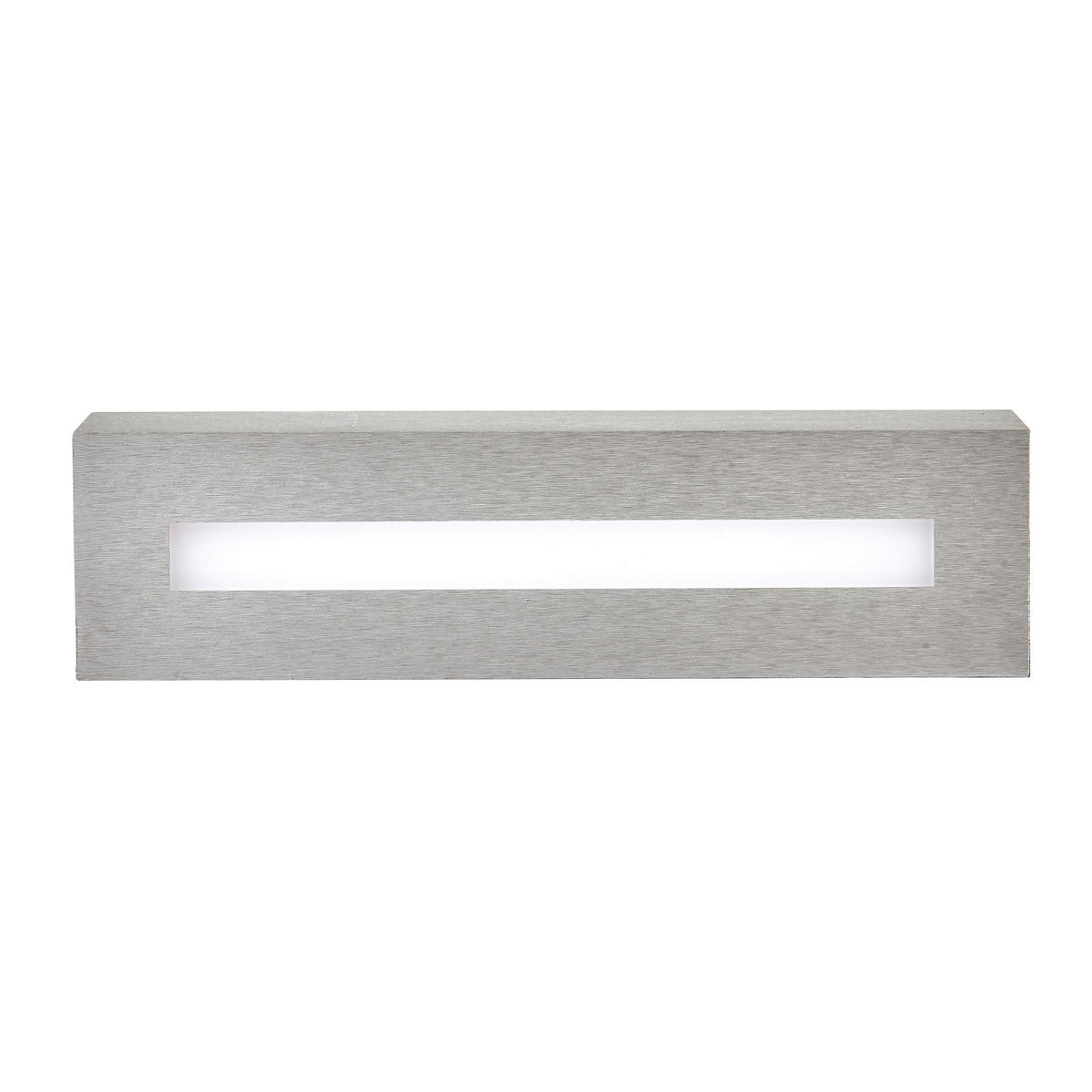 LED-WANDLEUCHTE Aera 25/10/6,5 cm  - Nickelfarben, Design, Metall (25/10/6,5cm) - Grossmann