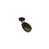 STRAHLER - Goldfarben/Schwarz, Trend, Holz/Metall (12/27cm)