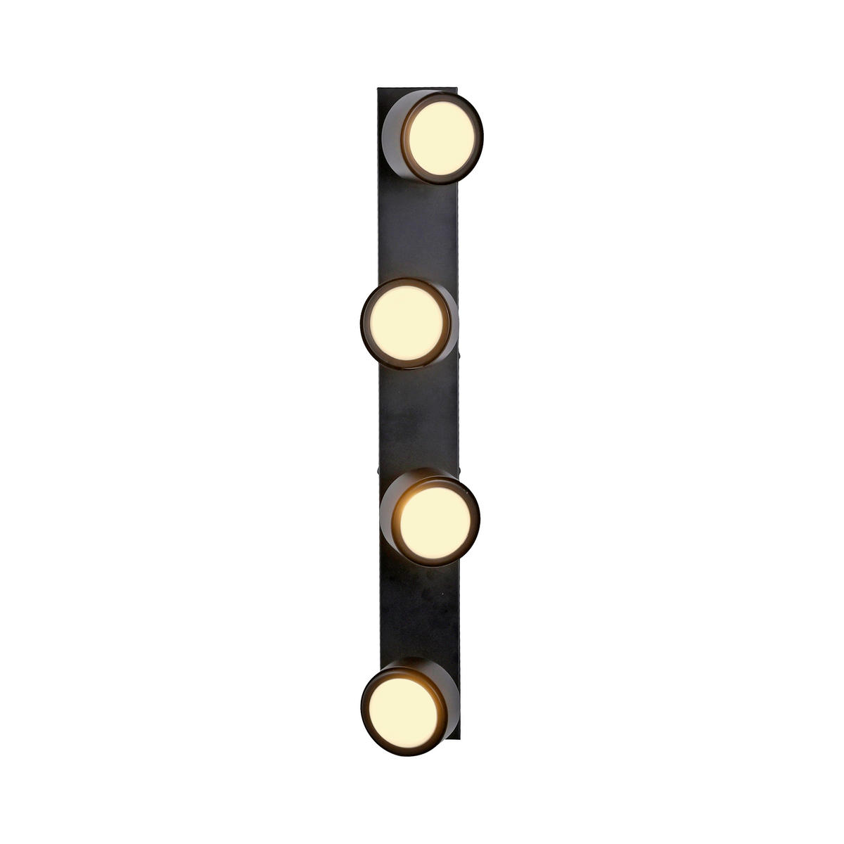LED-DECKENLEUCHTE Kulu 60/12,5/12,5 cm   - Schwarz, Design, Kunststoff/Metall (60/12,5/12,5cm) - Schöner Wohnen