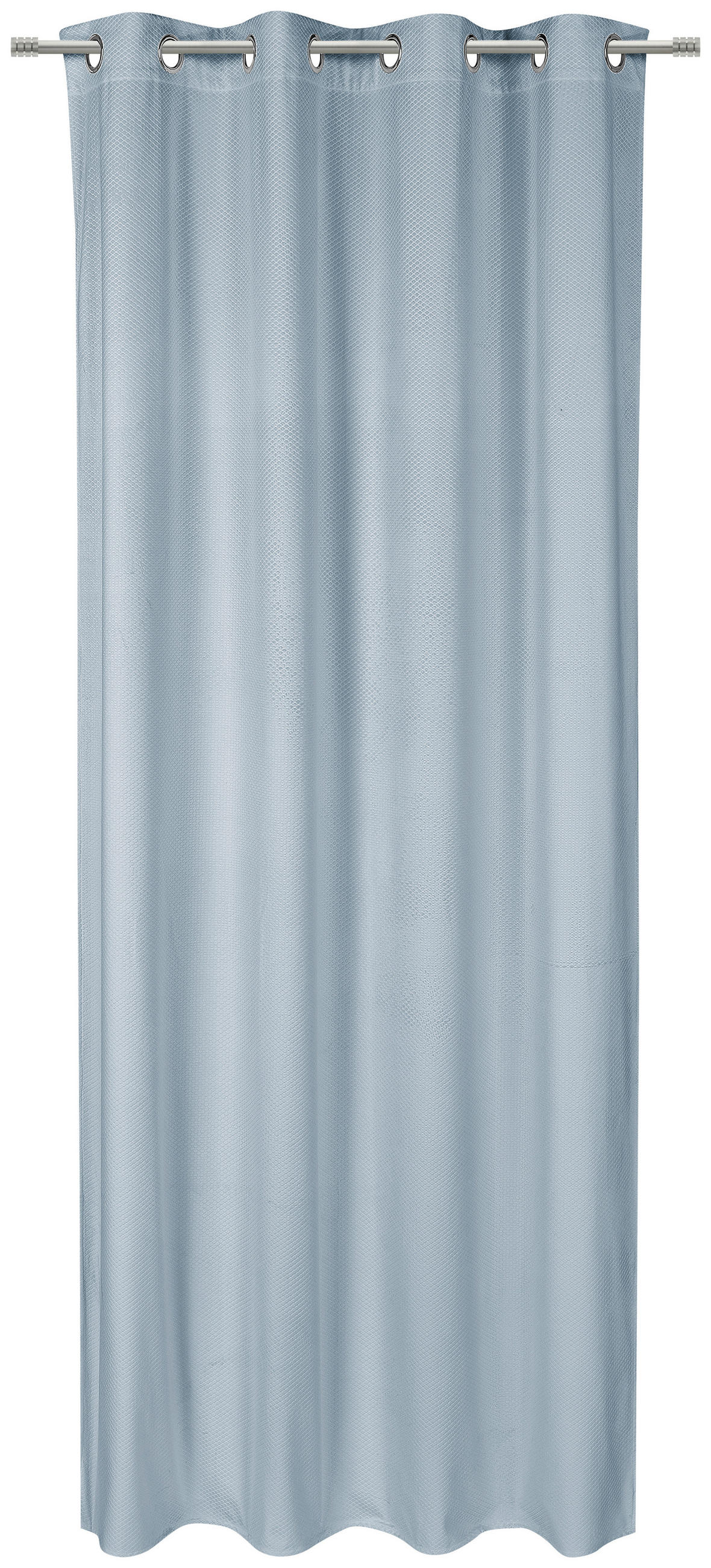 PERDEA CU INELE TIP CAPSĂ obscuritate  - albastru, Konventionell, textil (140/245cm) - Esposa