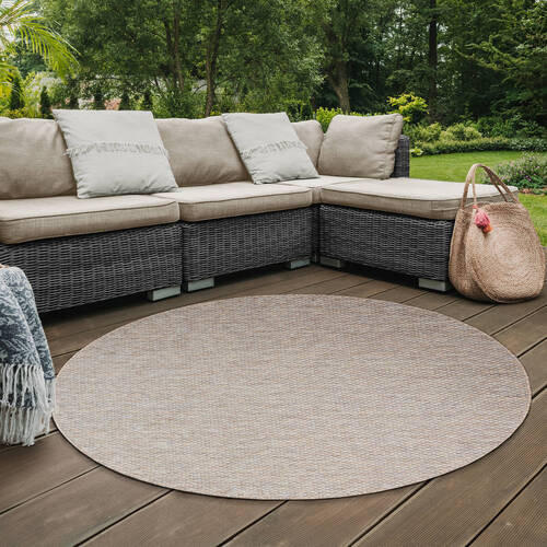 TEPIH ZA UNUTAR./VANJ. UPORAB 150 cm bež Melissa - bež, Konvencionalno, tekstil (150cm)