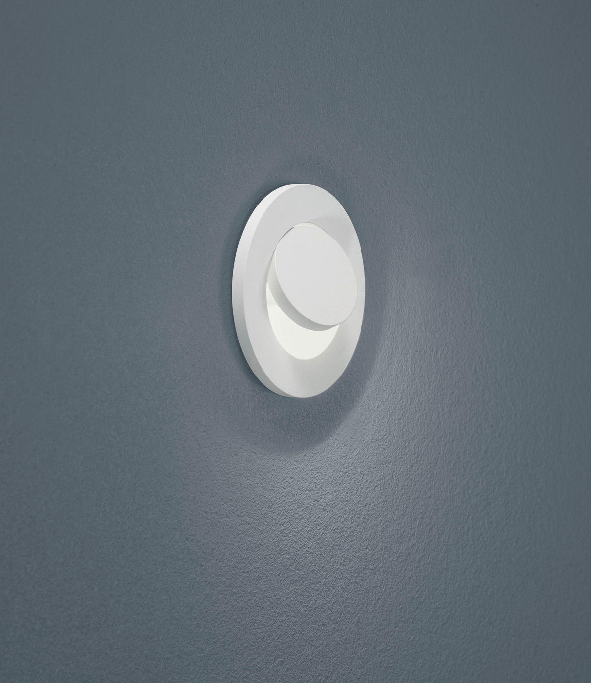 LED-WANDLEUCHTE Onto 7,7/8 cm  - Weiß, Design, Metall (7,7/8cm) - Helestra