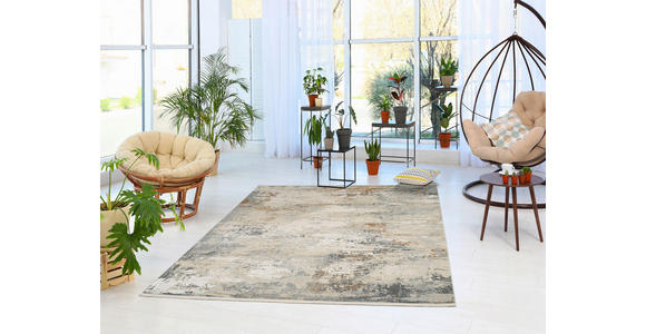 WEBTEPPICH 200/290 cm Le Mans Grau, Beige rechteckig  - Beige/Grau, Design, Textil (200/290cm) - Dieter Knoll