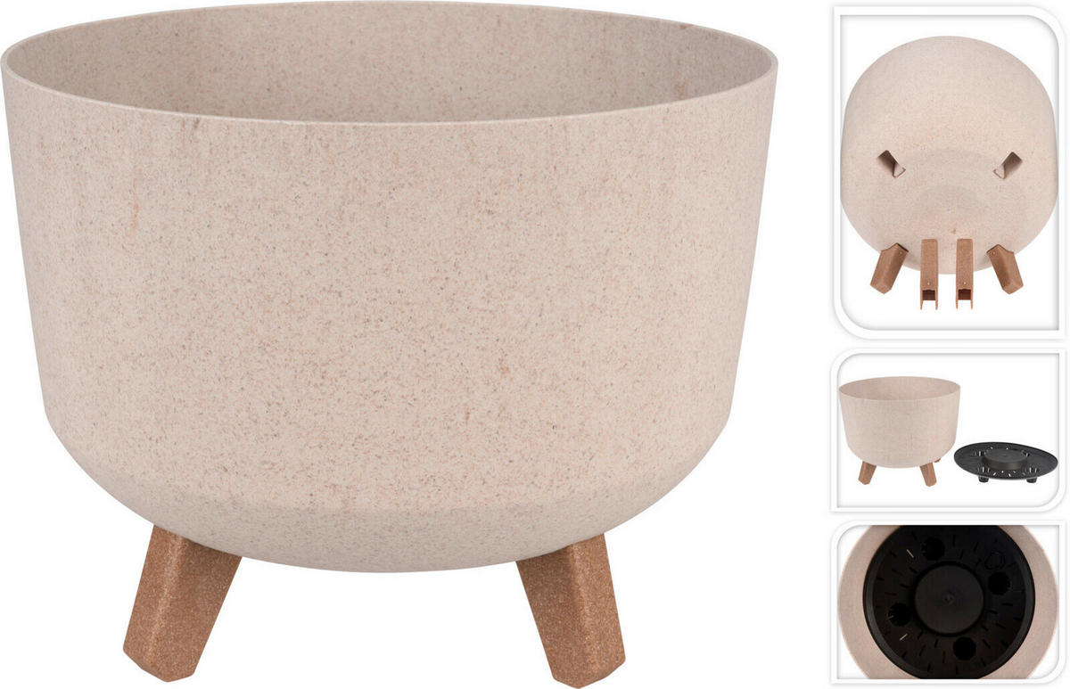 KVĚTINÁČ NA KVĚTINY textil, 18/29.5/29.5 cm - vícebarevná, Basics, textil (18/29.5/29.5cm)