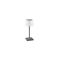 PORTABEL LAMPA Sanchez 13/30 cm   - vit/antracit, Klassisk, plast (13/30cm)