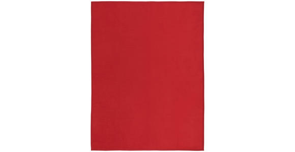 PLAID 150/200 cm  - Dunkelrot, Basics, Textil (150/200cm) - Novel