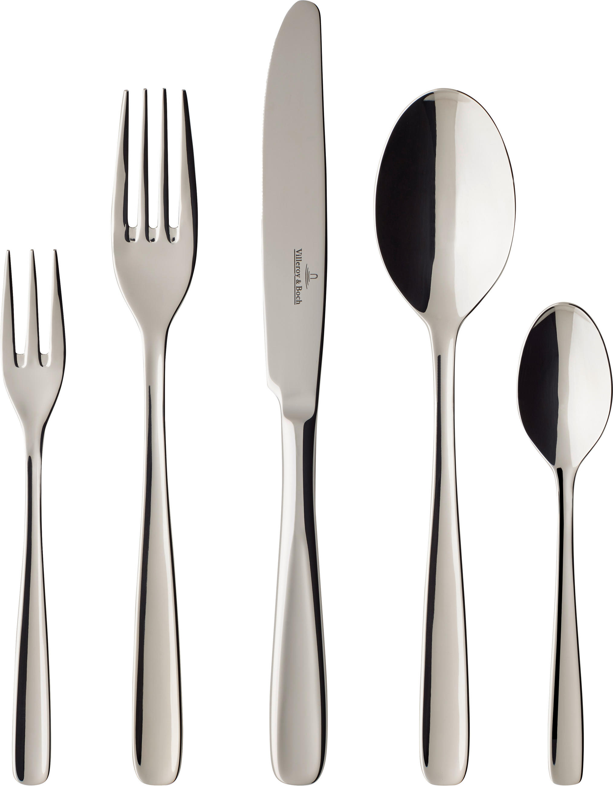 BESTECKSET Liam 30-teilig Edelstahl  - KONVENTIONELL, Metall (44/28/5cm) - Villeroy & Boch