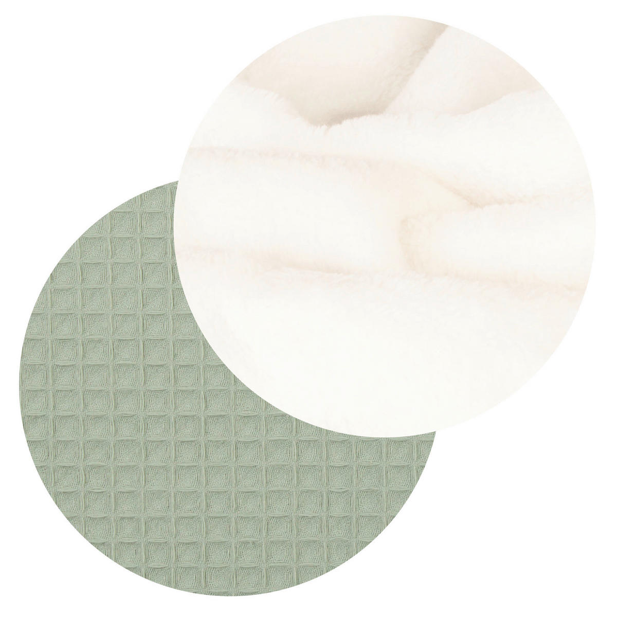 SCHMUSEDECKE  100/75 cm  - Jadegrün, Basics, Textil (100/75cm) - Babybay