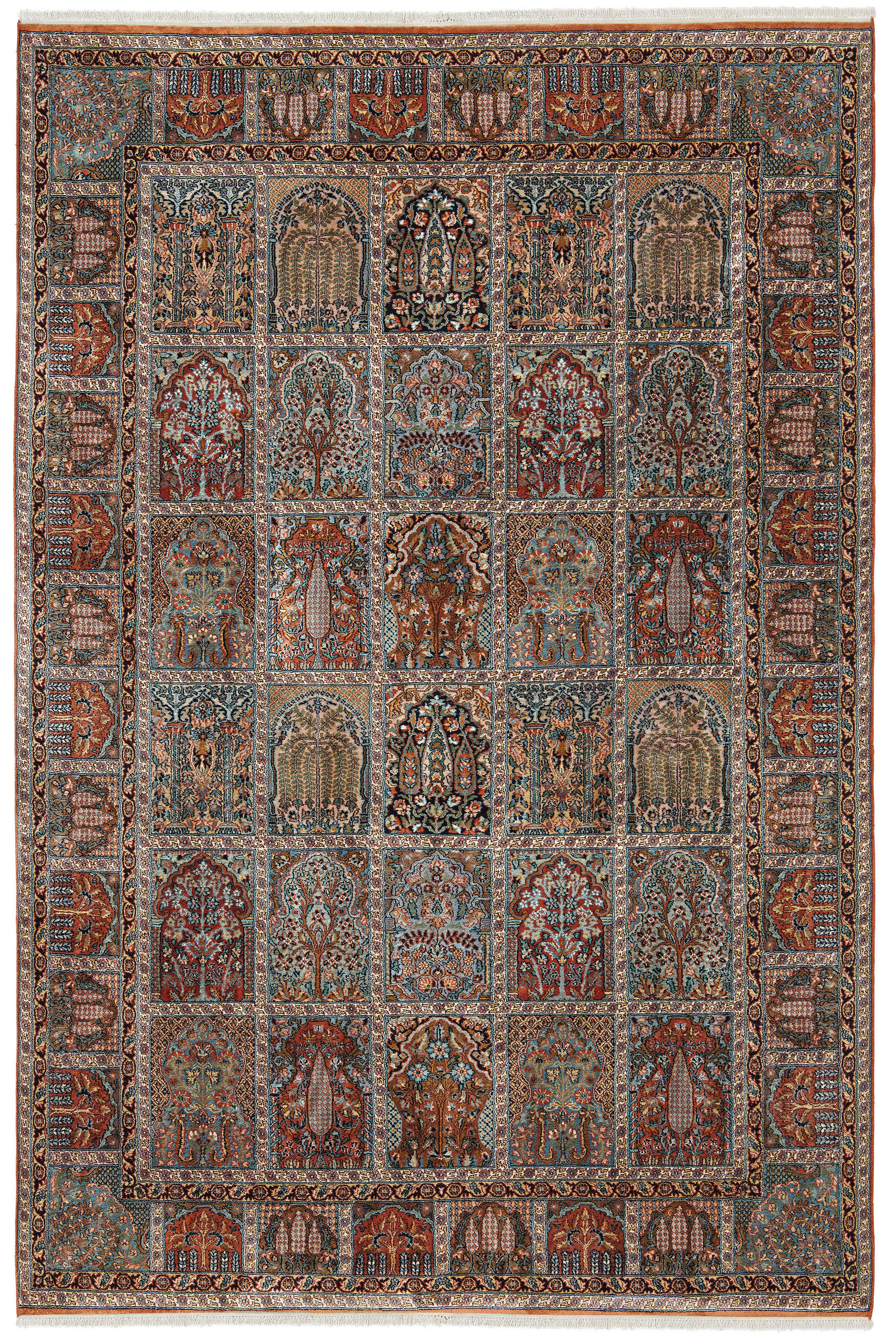 ORIENTTEPPICH 60/90 cm Kashmir Feld Multicolor  - Multicolor, LIFESTYLE, Textil (60/90cm) - Cazaris