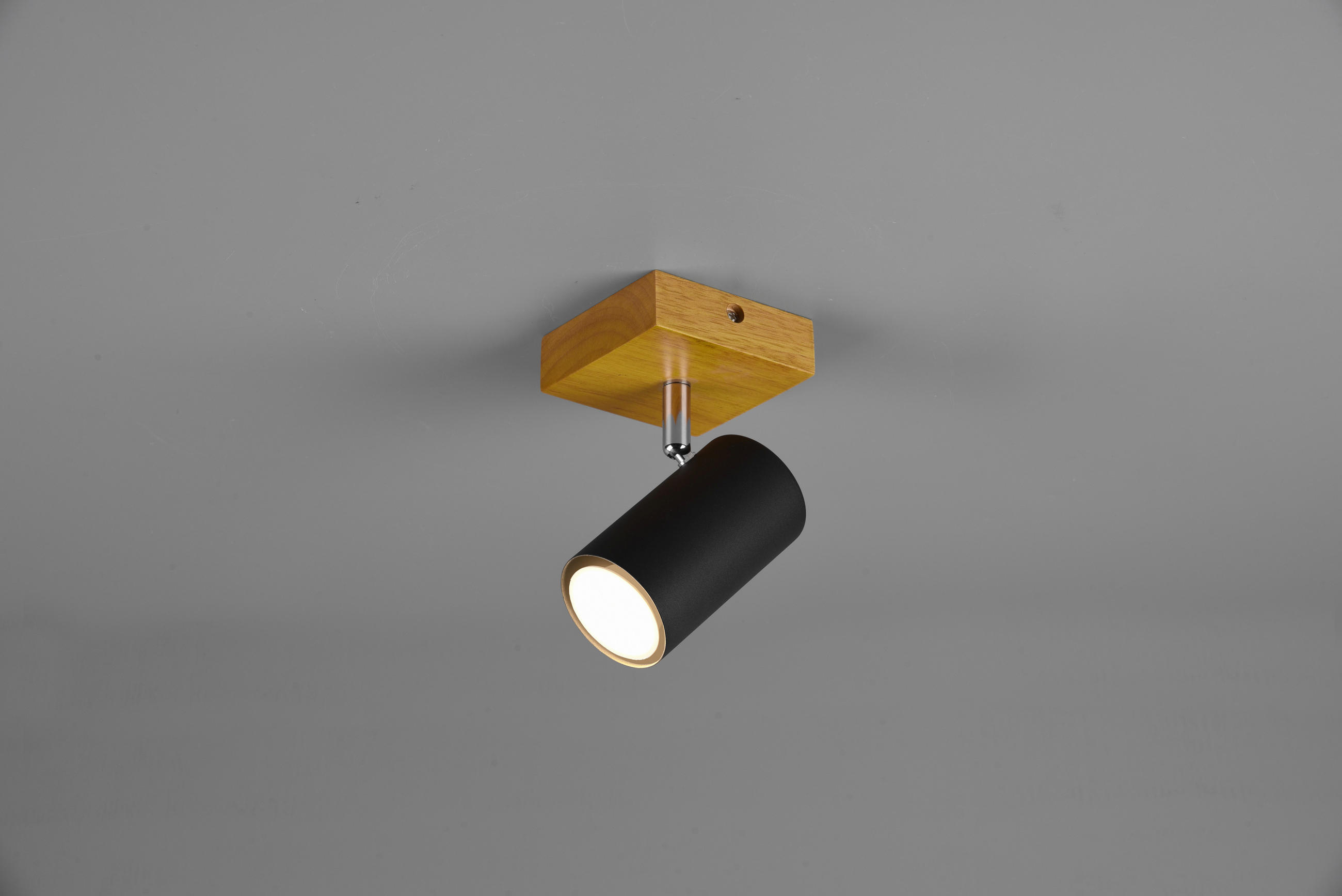 STRAHLER MARLEY - Schwarz, Design, Holz/Metall (9/16/12cm) - Trio Leuchten