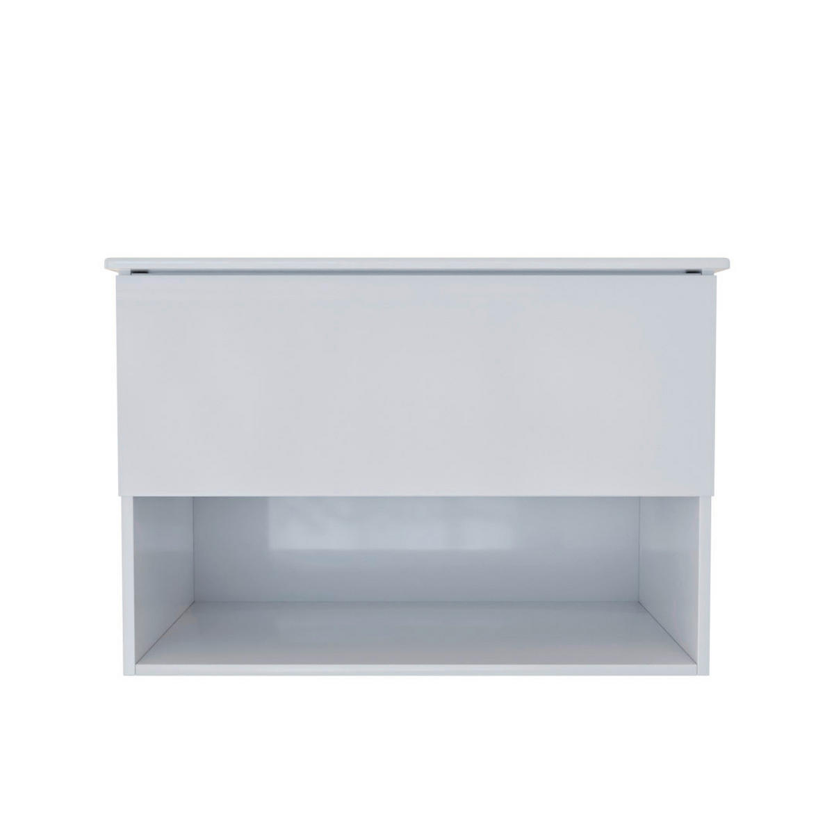 KOMBI UMIVAONIK  bijela visoki sjaj  - bijela visoki sjaj, Basics, drvo/keramika (81/46,5/56,5cm)