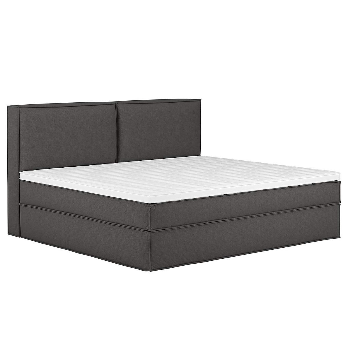 BOXSPRINGBETT 240/220 cm  in Anthrazit  - Anthrazit, Design, Textil (240/220cm) - home24