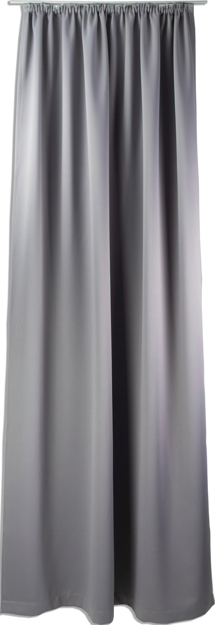 WÄRMESCHUTZVORHANG THERMOVORHANG Verdunkelung 140/245 cm   - Grau, Basics, Textil (140/245cm)