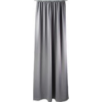 WÄRMESCHUTZVORHANG THERMOVORHANG Verdunkelung 140/245 cm   - Grau, Basics, Textil (140/245cm)