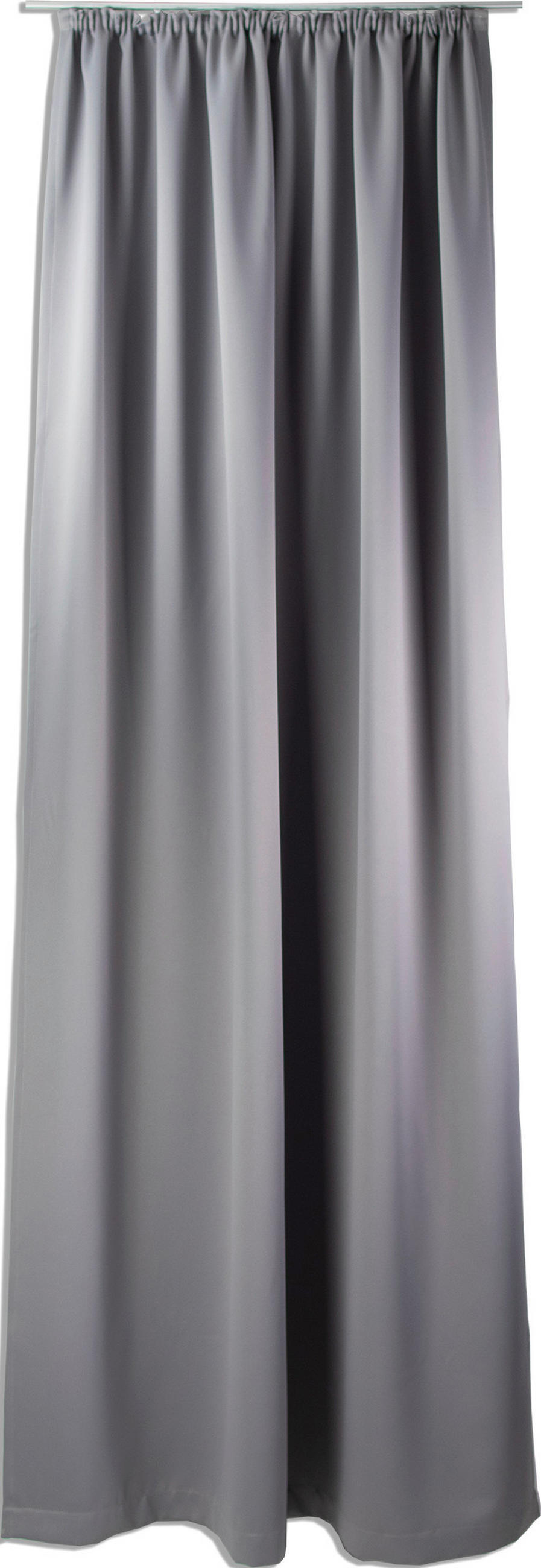 WÄRMESCHUTZVORHANG THERMOVORHANG Verdunkelung 140/245 cm   - Grau, Basics, Textil (140/245cm)
