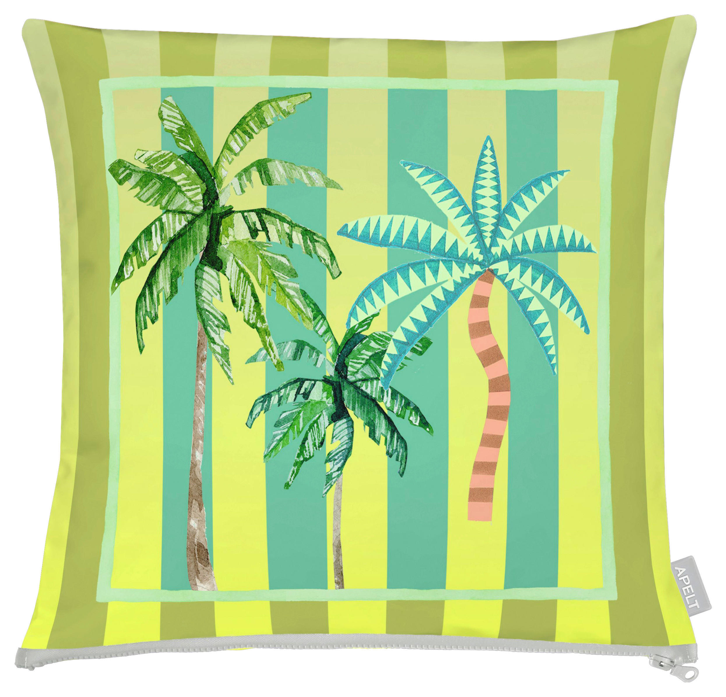 DEKORAČNÍ POLŠTÁŘ 48/48 cm - světle zelená, Basics, textil (48/48cm) - Apelt