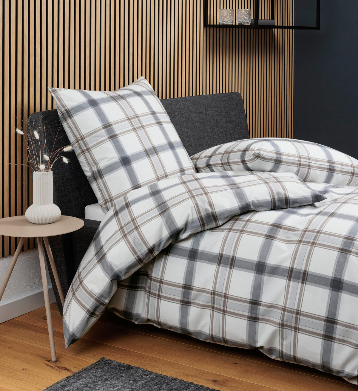 BETTWÄSCHE 135/200 cm  - Silberfarben, Design, Textil (135/200cm) - Janine