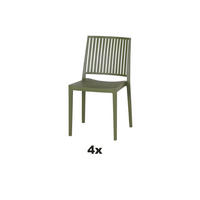 STAPELSTUHL in Kunststoff Grün  - Grün, Basics, Kunststoff (57/80/56cm) - Siena Garden
