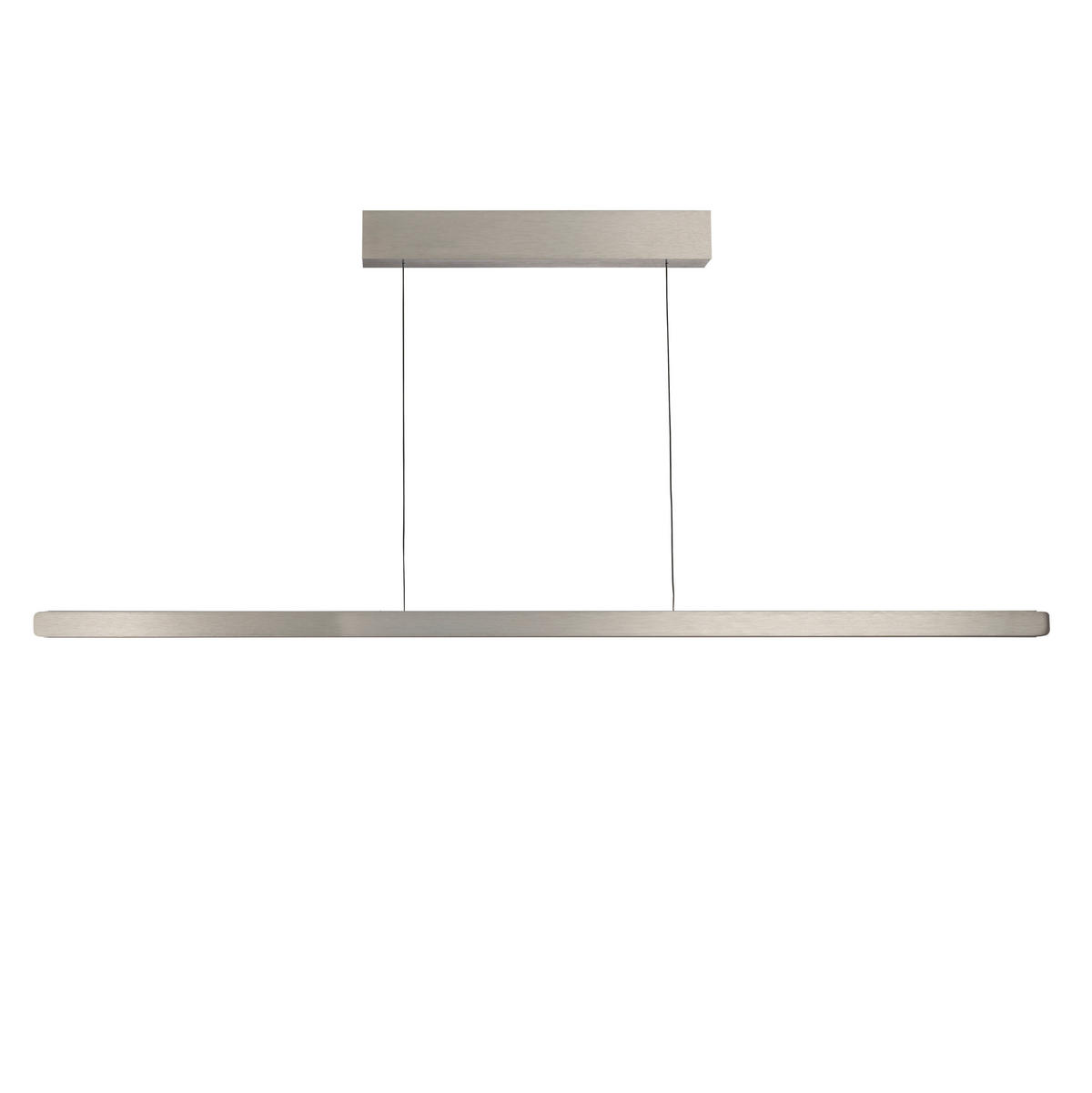 LED-HÄNGELEUCHTE 650 145/1,5/3,5 cm   - Nickelfarben, Design, Metall (145/1,5/3,5cm) - Ambiente
