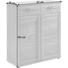 SCHUHSCHRANK 87/104/38 cm - Chromfarben/Eichefarben, LIFESTYLE, Holz/Holzwerkstoff (87/104/38cm) - Novel SCHUHSCHRANK 87/104/38 cm - Chromfarben/Eichefarben, LIFESTYLE, Holz/Holzwerkstoff (87/104/38cm) - Novel