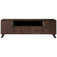 LOWBOARD  in 180/57/40 cm  - Schwarz/Kernbuche, KONVENTIONELL, Holz (180/57/40cm) - Livetastic