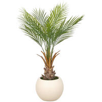 KUNSTPFLANZE Palme 90 cm  - Creme/Braun, Basics, Kunststoff (90cm)