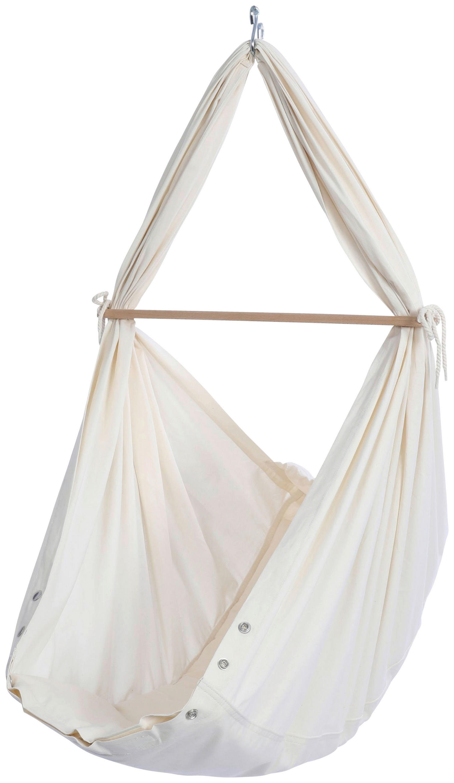 FEDERWIEGE   - Beige, Basics, Textil (35/45/18cm) - swing2sleep