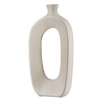 DEKOVASE  - Hellgrau, Trend, Keramik (11/23/5cm) - Ambia Home